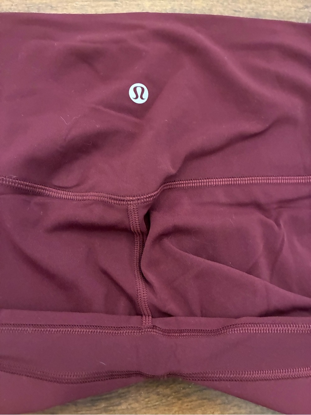 Lululemon Align Leggings Size 6 High-Rise Pant 25" Cassis Maroon Burgundy - Picture 3 of 4